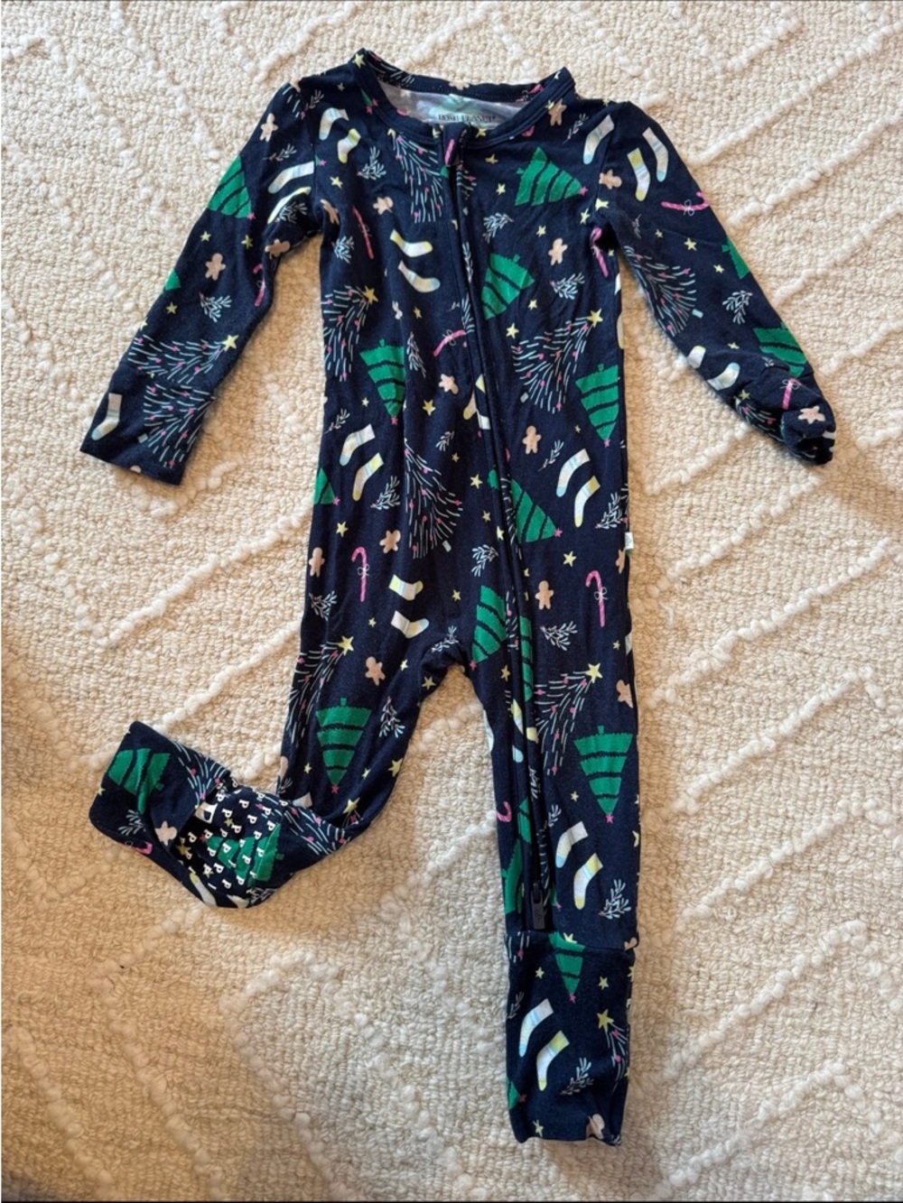 Posh Peanut convertible pajama one piece size 6-9 months